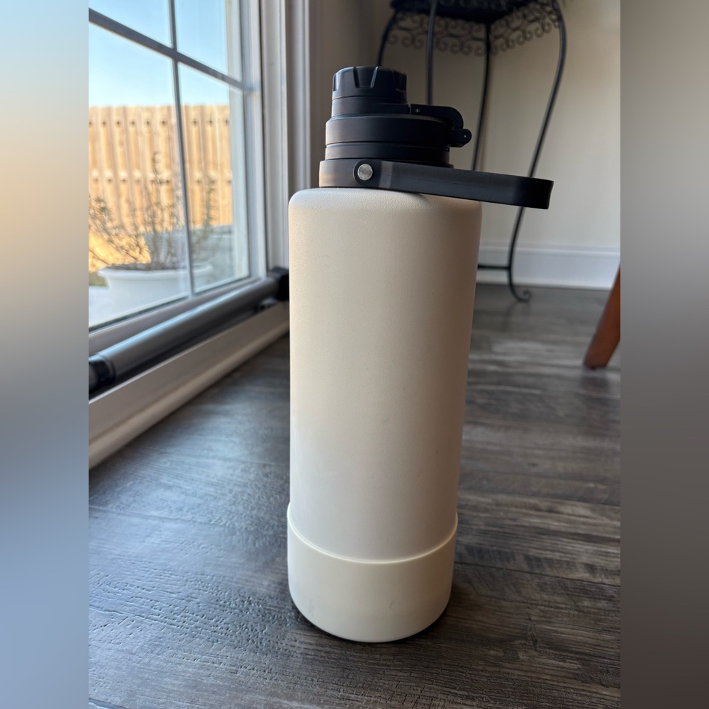 Cream Water Bottle